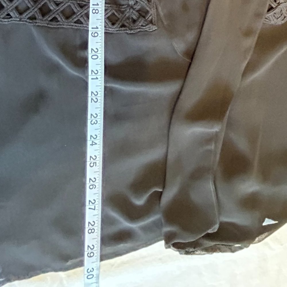 2X Sheer Black 2-Layer Jacket/Cover-Up (Scarf Not Included) - Picture 15 of 15